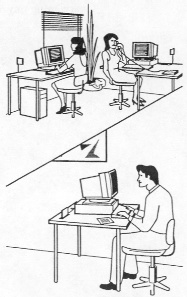 Figure 1-1 WaveLAN in the office
